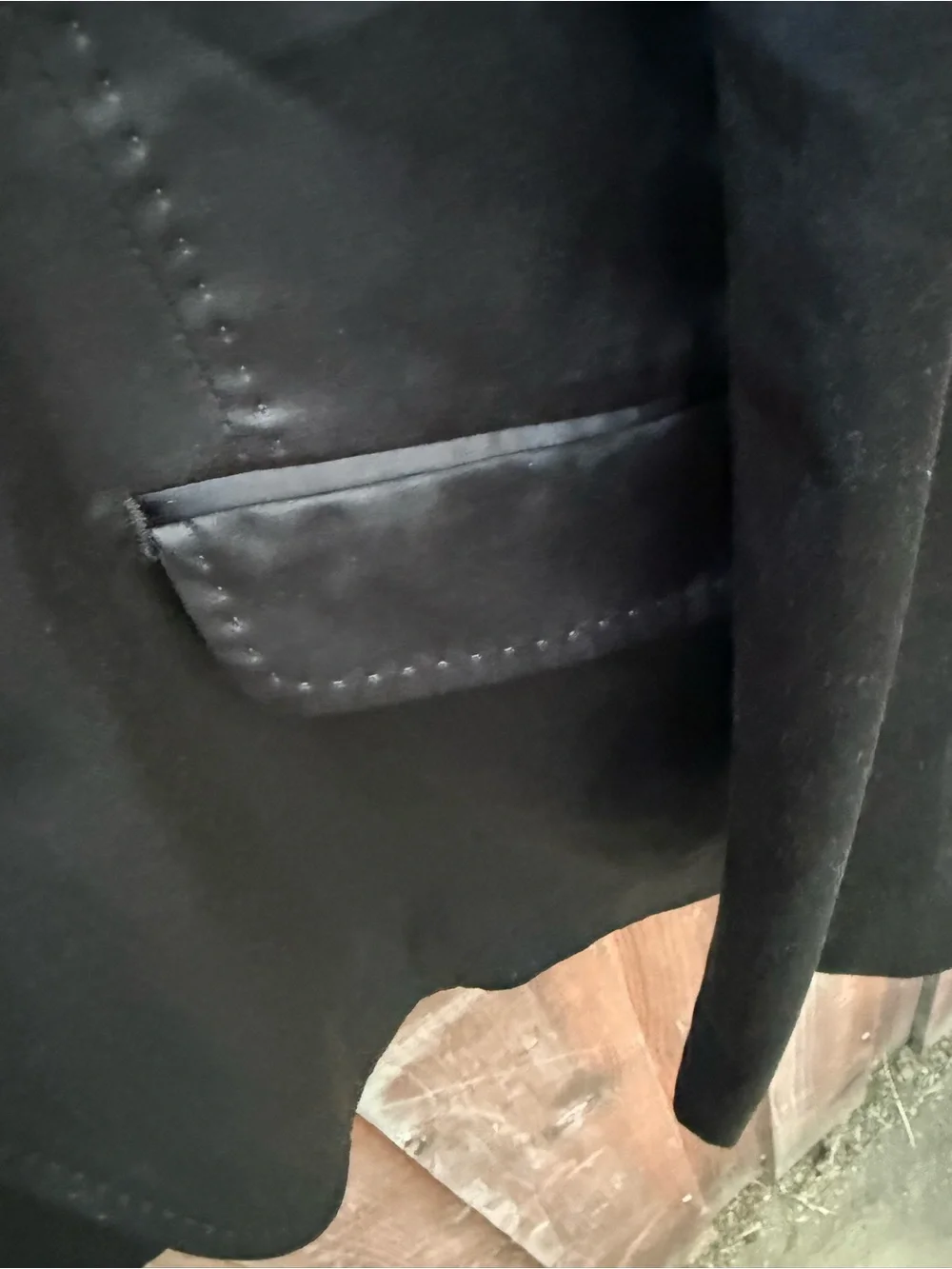 Antony Morato Mens Black Blazer Sport Coat Pick Stitched Satin Finish Size EU 52